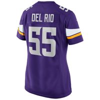 Women's Nike Jack Del Rio Purple Minnesota Vikings Game Retired Player Jersey