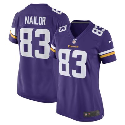 Women's Nike Jalen Nailor Purple Minnesota Vikings Game Player Jersey