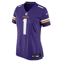 Women's Nike Jalen Nailor  Purple Minnesota Vikings Team Game Jersey