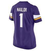 Women's Nike Jalen Nailor  Purple Minnesota Vikings Team Game Jersey