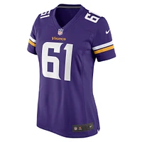 Maillot de match violet Nike Jalen Redmond des Minnesota Vikings pour femme