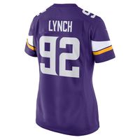 Women's Nike James Lynch Purple Minnesota Vikings Game Player Jersey