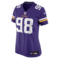 Women's Nike Javon Hargrave  Purple Minnesota Vikings Team Game Jersey