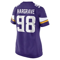 Women's Nike Javon Hargrave  Purple Minnesota Vikings Team Game Jersey