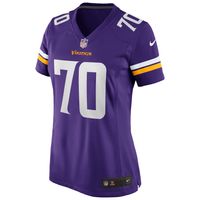 Women's Nike Jim Marshall Purple Minnesota Vikings Game Retired Player Jersey