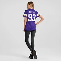 Maillot de joueur jeu Nike Jonathan Bullard violet des Vikings du Minnesota pour femme