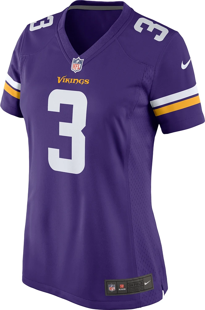 Maillot de match Nike Jordan Addison violet pour femme des Minnesota Vikings