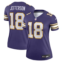 Haut de performance Nike Justin Jefferson violet pour femme des Minnesota Vikings Alternate Legend Player