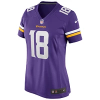 Women's Nike Justin Jefferson Purple Minnesota Vikings Game Jersey