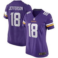 Women's Nike Justin Jefferson Purple Minnesota Vikings Game Jersey