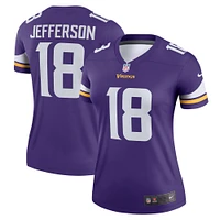 Women's Nike Justin Jefferson  Purple Minnesota Vikings Legend Player Performance Top