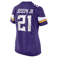 Maillot de match Nike Kelvin Joseph Jr. violet pour femme des Minnesota Vikings