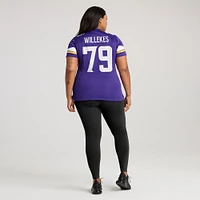 Maillot de match Nike Kenny Willekes violet pour femme des Vikings du Minnesota