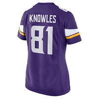 Women's Nike Malik Knowles  Purple Minnesota Vikings Team Game Jersey