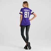 Women's Nike Malik Knowles  Purple Minnesota Vikings Team Game Jersey