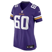 Women's Nike Marcellus Johnson  Purple Minnesota Vikings Team Game Jersey