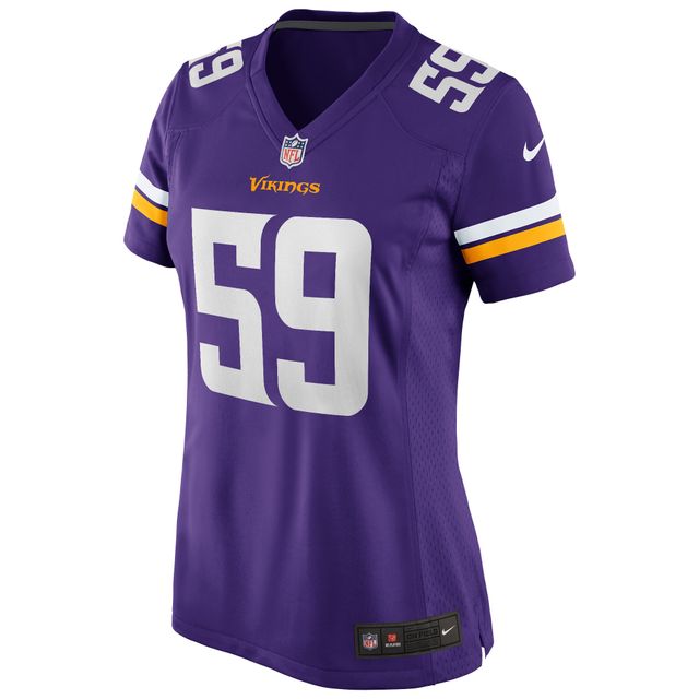 Maillot de joueur retraité Nike Matt Blair violet des Minnesota Vikings pour femme