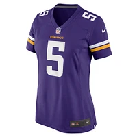 Maillot de match Nike Mekhi Blackmon violet pour femme des Minnesota Vikings