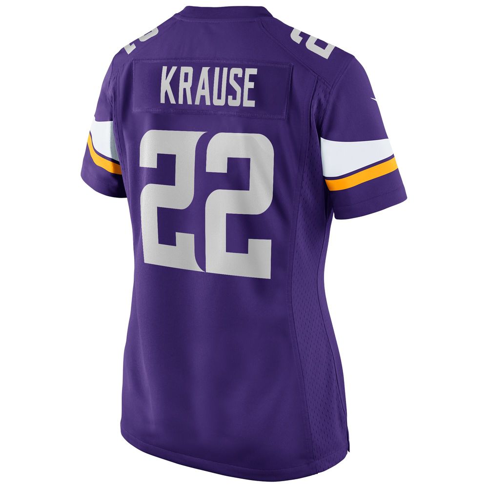 Women's Nike Paul Krause Purple Minnesota Vikings Game Retired Player Jersey