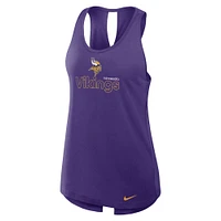 Women's Nike Purple Minnesota Vikings  Crossback Performance Tank Top