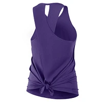 Women's Nike Purple Minnesota Vikings  Crossback Performance Tank Top