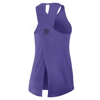 Women's Nike Purple Minnesota Vikings Glory Crisscross Performance Tank Top