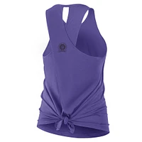 Women's Nike Purple Minnesota Vikings Glory Crisscross Performance Tank Top