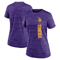 Women's Nike Purple Minnesota Vikings Velocity Performance T-Shirt