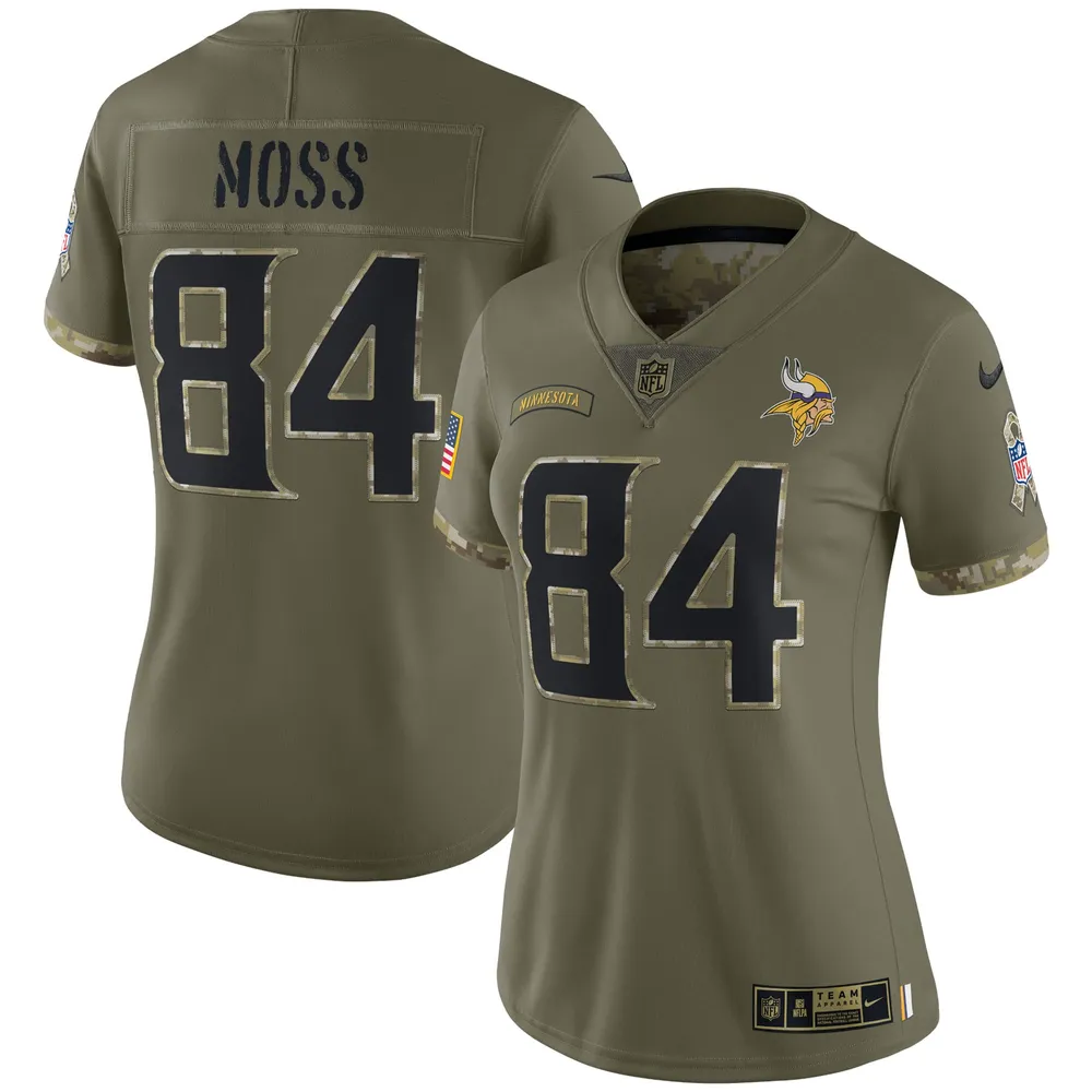 Nike Minnesota Vikings No84 Randy Moss Gray Static Men's Stitched NFL Vapor Untouchable Limited Jersey