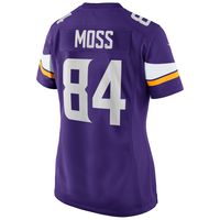 Women's Nike Randy Moss Purple Minnesota Vikings Game Retired Player Jersey