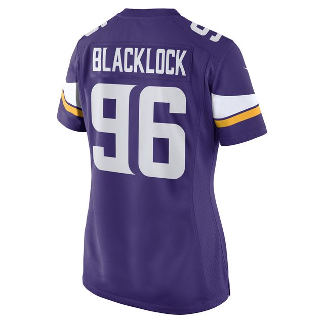 Maillot de joueur jeu Nike Ross Blacklock violet Minnesota Vikings pour femme