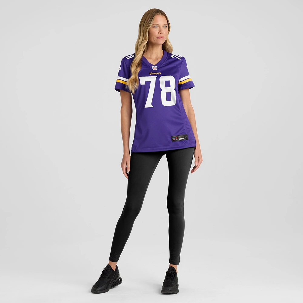 Women's Nike Ryan Kelly  Purple Minnesota Vikings Team Game Jersey