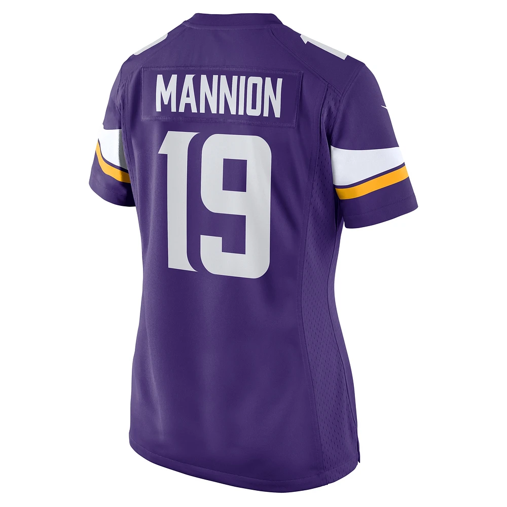 Women's Nike Sean Mannion  Purple Minnesota Vikings Game Jersey