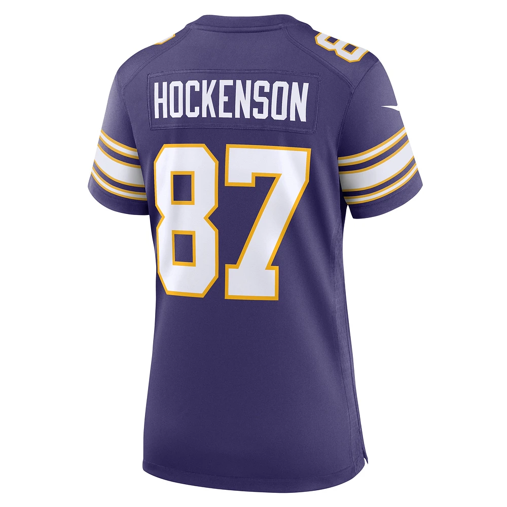 Women's Nike T.J. Hockenson Purple Minnesota Vikings Player Jersey