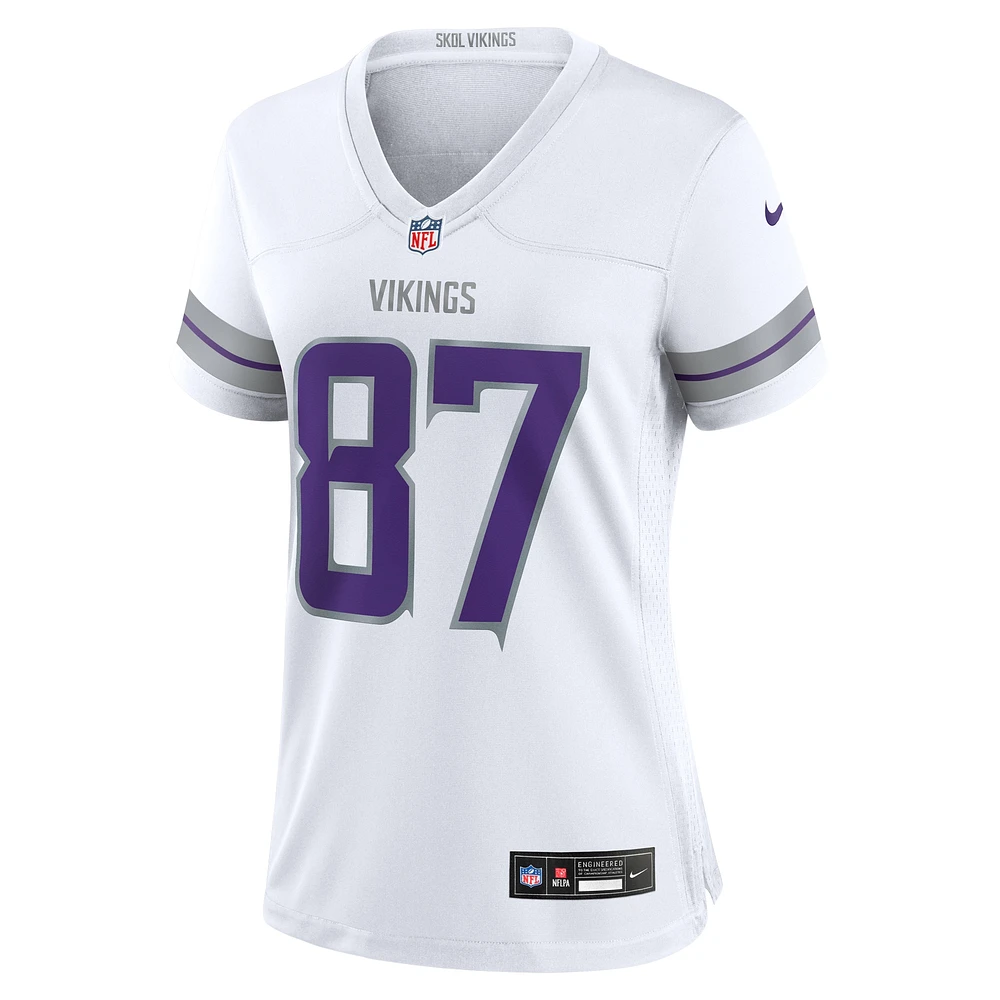 Nike T.J. pour Femme Maillot de joueur jeu alternatif Hockenson White Minnesota Vikings