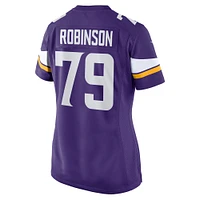 Maillot de match l'équipe Nike Tyrese Robinson violet des Vikings du Minnesota pour femme