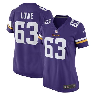 Women's Nike Vederian Lowe Purple Minnesota Vikings Game Player Jersey