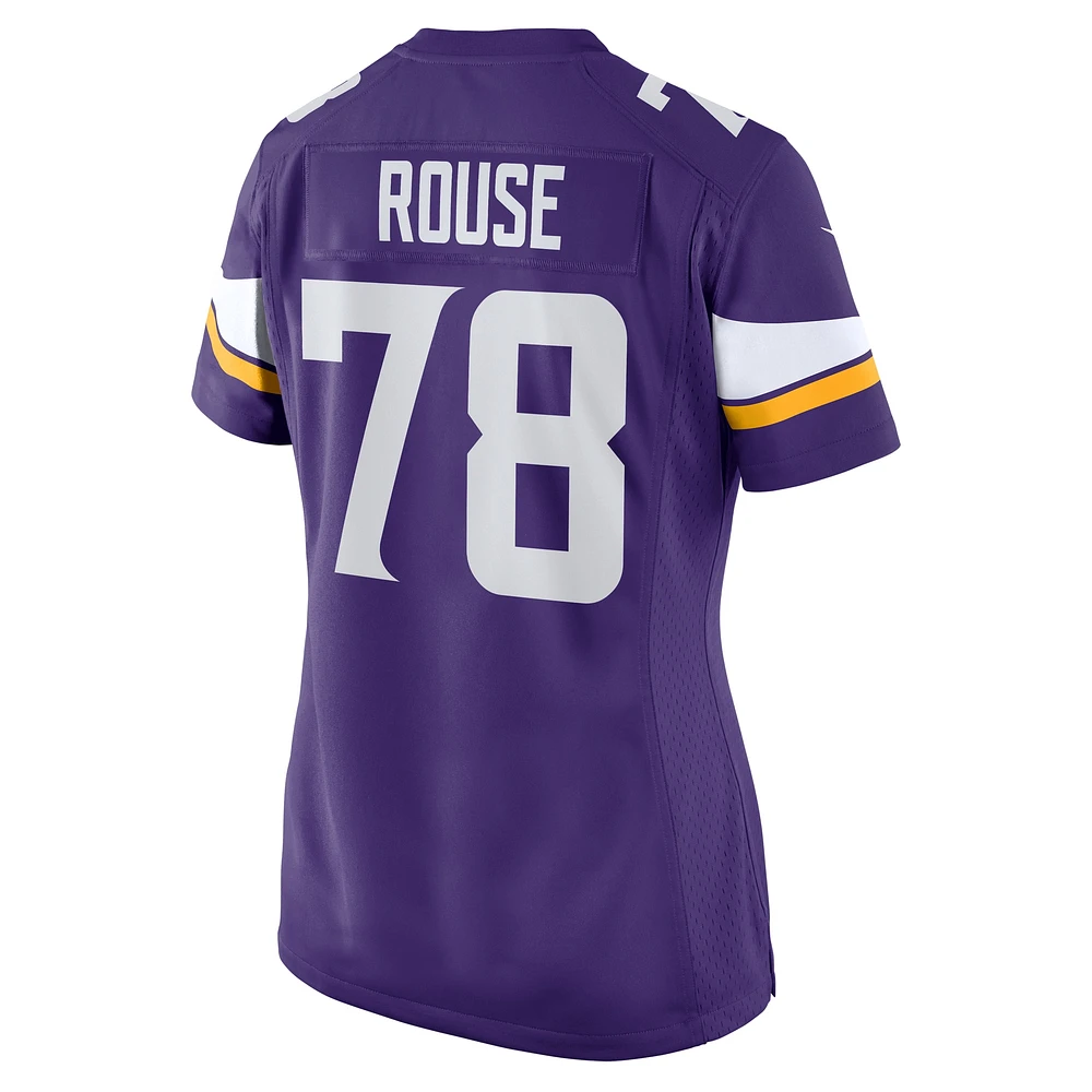 Women's Nike Walter Rouse  Purple Minnesota Vikings Game Jersey