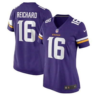 Maillot de match violet Nike Will Reichard des Minnesota Vikings pour femme