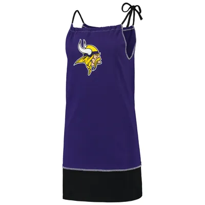 Minnesota Vikings Refried Apparel Women's Sustainable Vintage Tank Dress - Purple