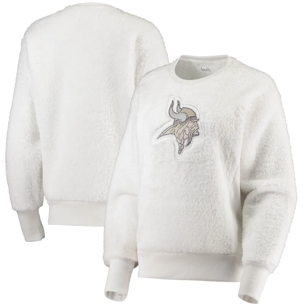 Lids Minnesota Vikings Touch Women's Milestone Tracker Pullover Sweatshirt  - White