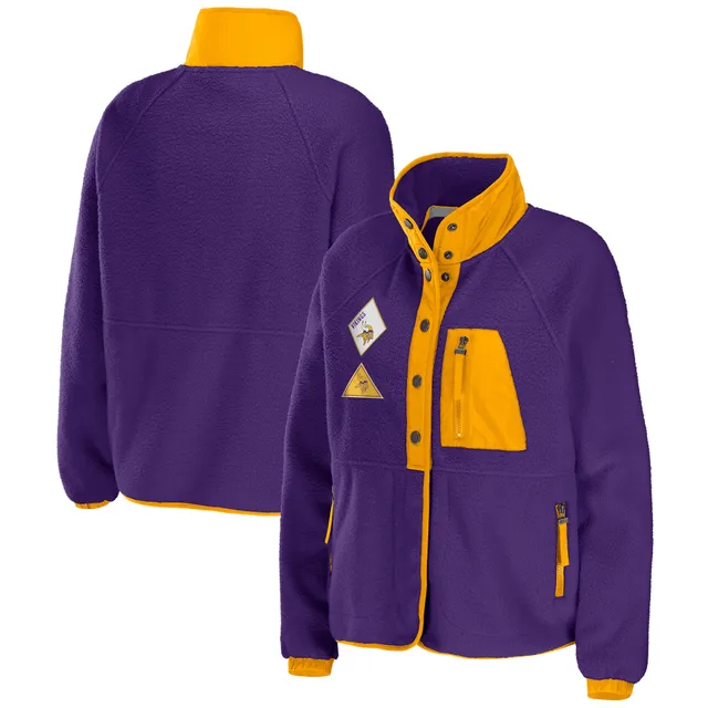 WEAR by Erin Andrews Women's Purple Minnesota Vikings Full-Zip