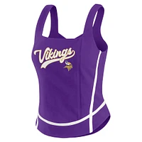 Women's WEAR by Erin Andrews Purple Minnesota Vikings Square Neck Tank Top