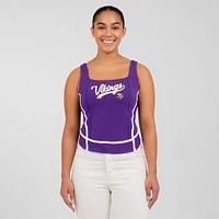 Women's WEAR by Erin Andrews Purple Minnesota Vikings Square Neck Tank Top