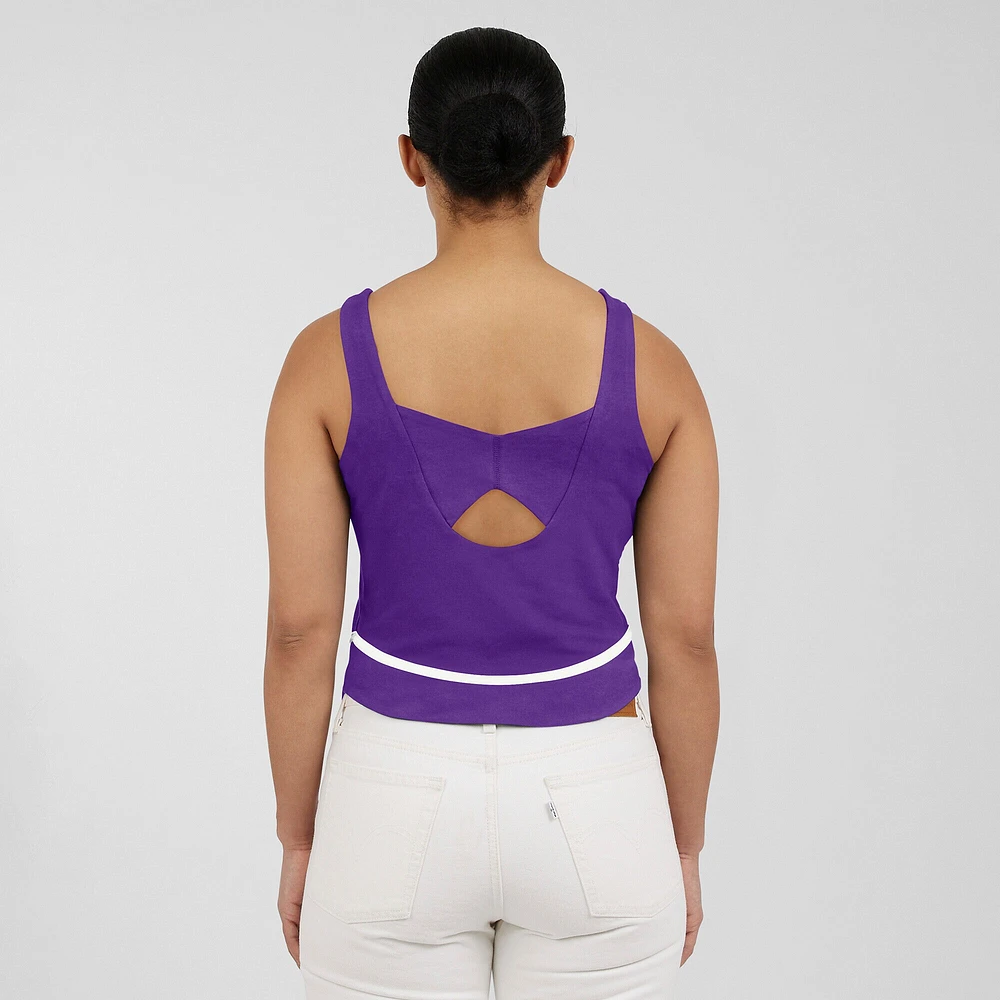Women's WEAR by Erin Andrews Purple Minnesota Vikings Square Neck Tank Top