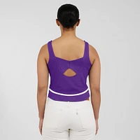 Women's WEAR by Erin Andrews Purple Minnesota Vikings Square Neck Tank Top