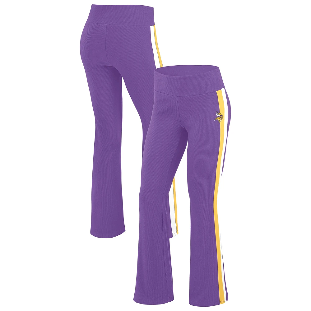 Pantalon de yoga violet pour femme WEAR by Erin Andrews des Minnesota Vikings