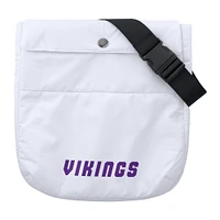 Women's WEAR by Erin Andrews  White Minnesota Vikings Packaway Full-Zip Puffer Jacket