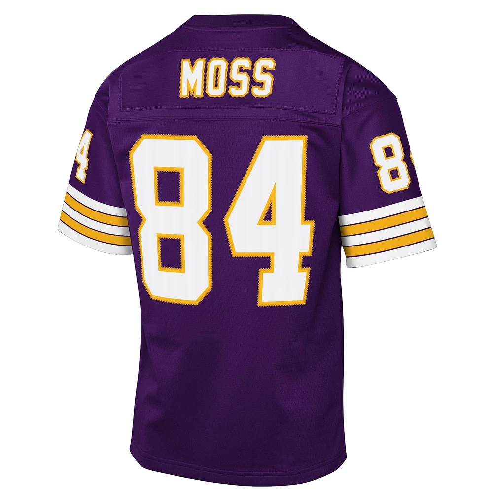 Youth Mitchell & Ness Randy Moss Purple Minnesota Vikings 1998 Throwback Fashion Jersey