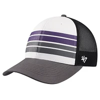 Youth '47 White/Charcoal Minnesota Vikings Cove Trucker Adjustable Hat